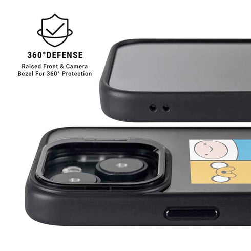 Adult Swim Adventure Time Character Tiles iPhone 14 Kickstand Case